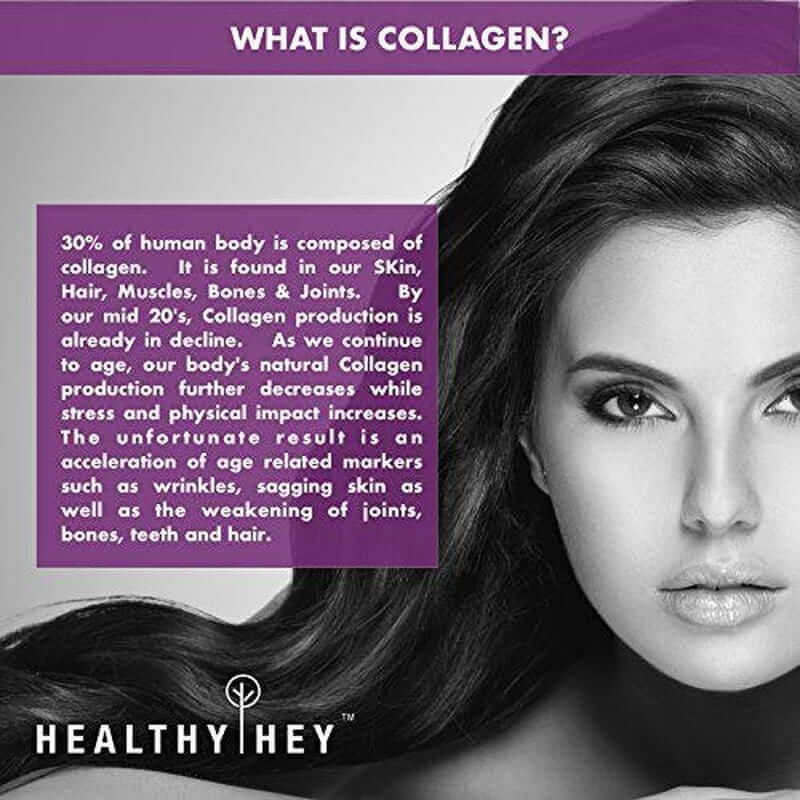 Pure Collagen Powder | Collagen Supplement for Glowing Skin | Pure Hydrolysed Collagen Powder for Women and Men | Unflavoured-250 gm