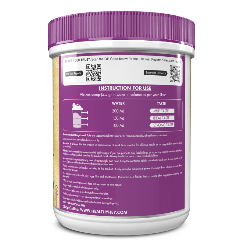 Skin Glow-n-Shine Collagen Powder 200g | Hydrolysed Collagen for Women and Men with Hyaluronic Acid, Biotin and Vitamin C for Healthy Skin, Hair and Nails