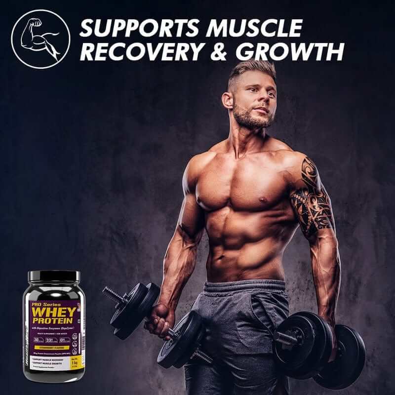 Whey Protein Concentrate - 80% Protein with Digestive Enzymes