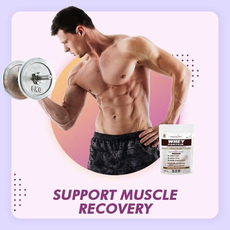 Whey Protein Concentrate - 80% Protein with Digestive Enzymes