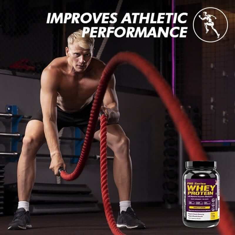 Whey Protein Concentrate - 80% Protein with Digestive Enzymes