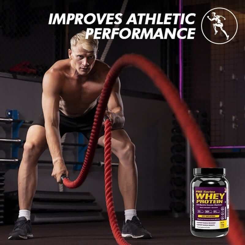 Whey Protein Concentrate - 80% Protein with Digestive Enzymes