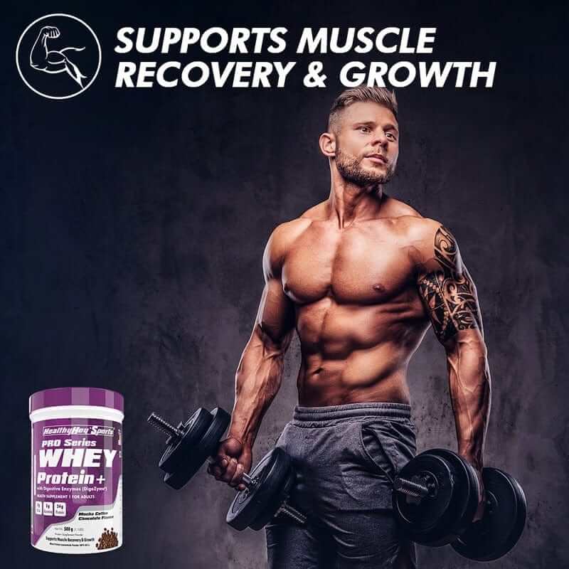 Whey Protein Concentrate - 80% Protein with Digestive Enzymes