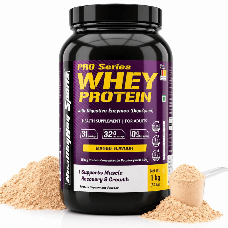 Whey Protein Concentrate - 80% Protein with Digestive Enzymes