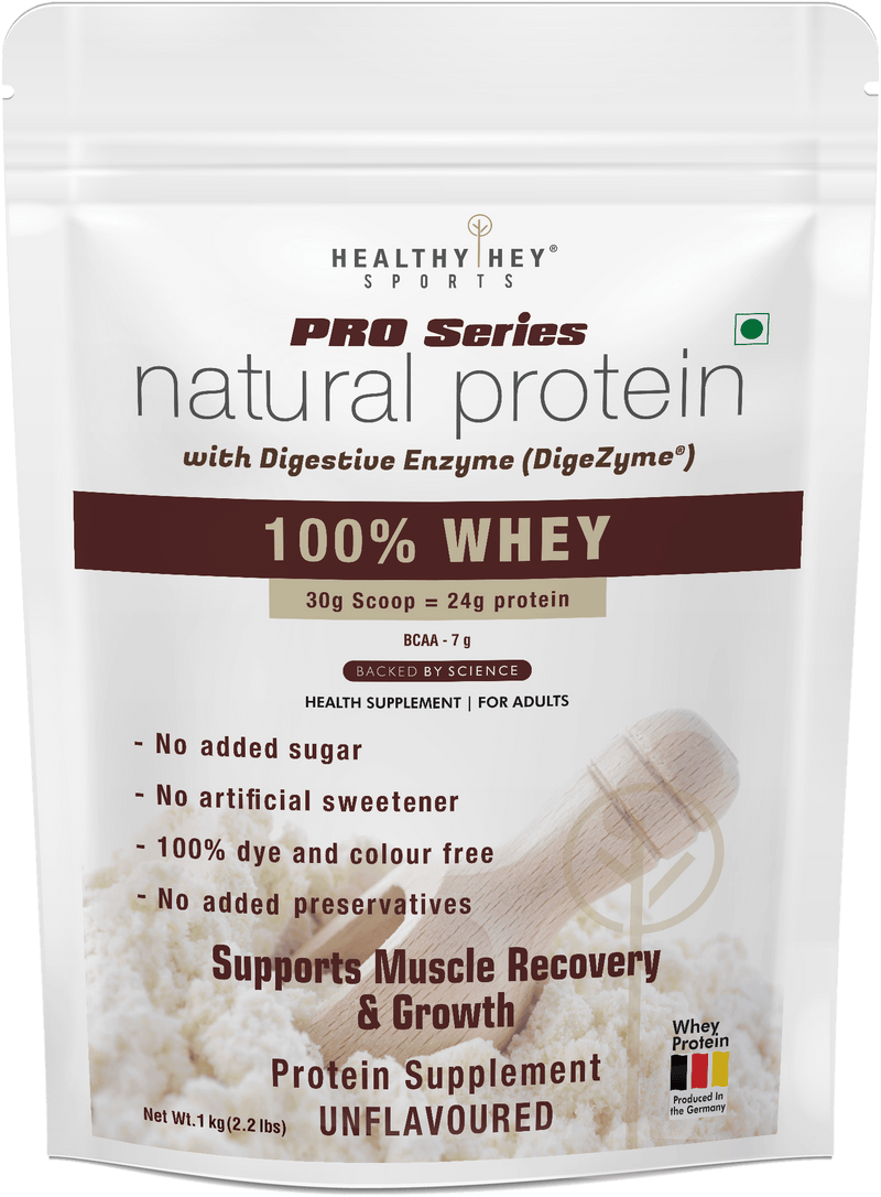 Whey Protein Concentrate - 80% Protein with Digestive Enzymes
