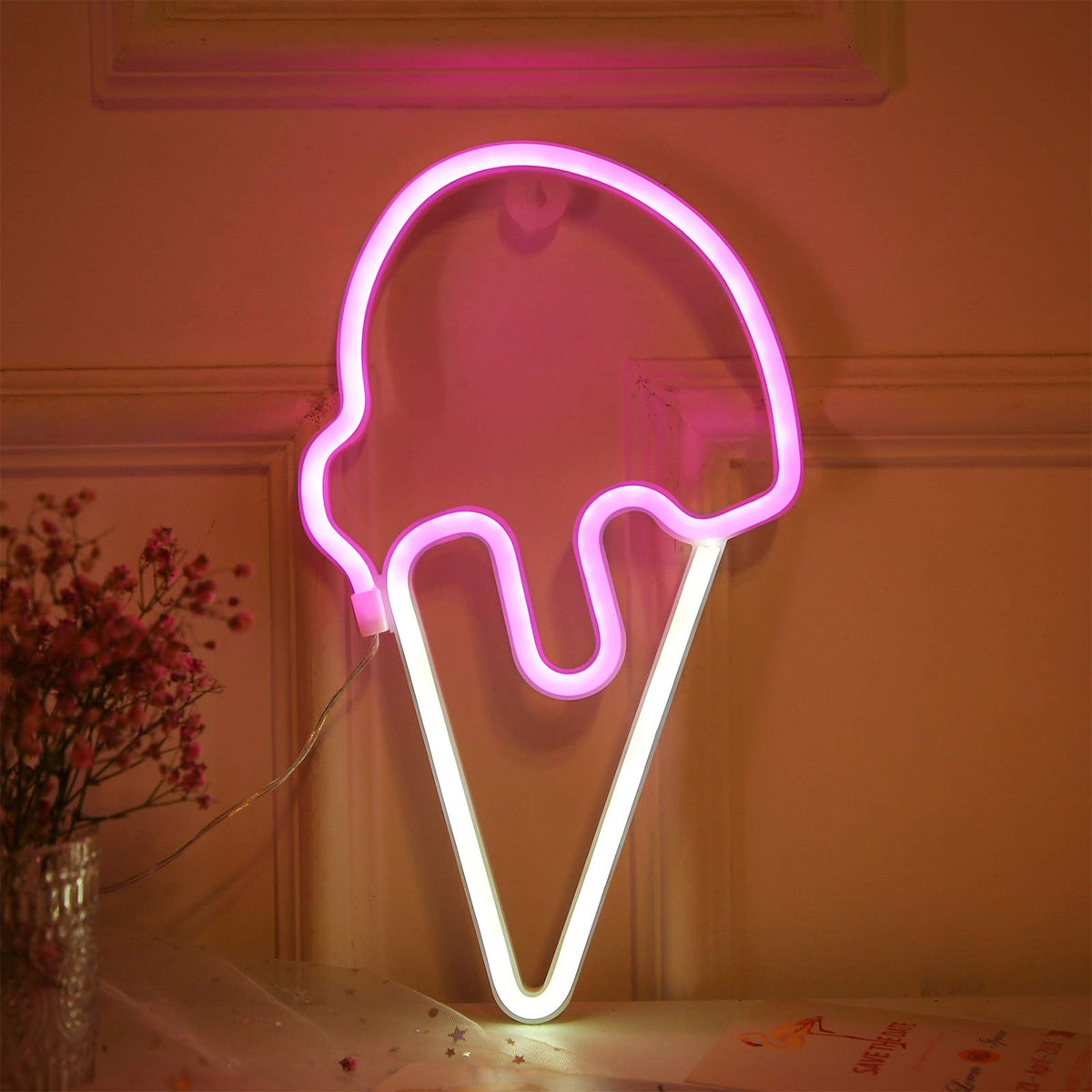 Ice Cream Signs Neon Lights (6*12 inches) Neonsignsindia