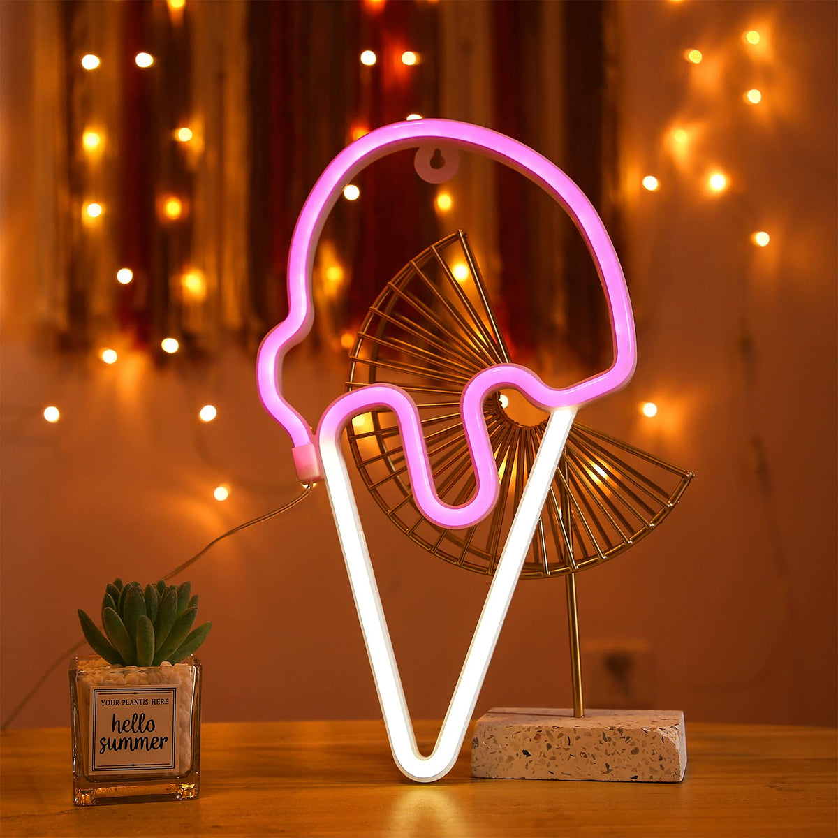 Ice Cream Signs Neon Lights (6*12 inches) Neonsignsindia