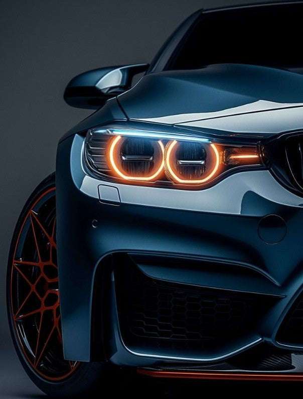 Inferno Halo BMW – Premium Neon Car Wall Art Neonsignsindia
