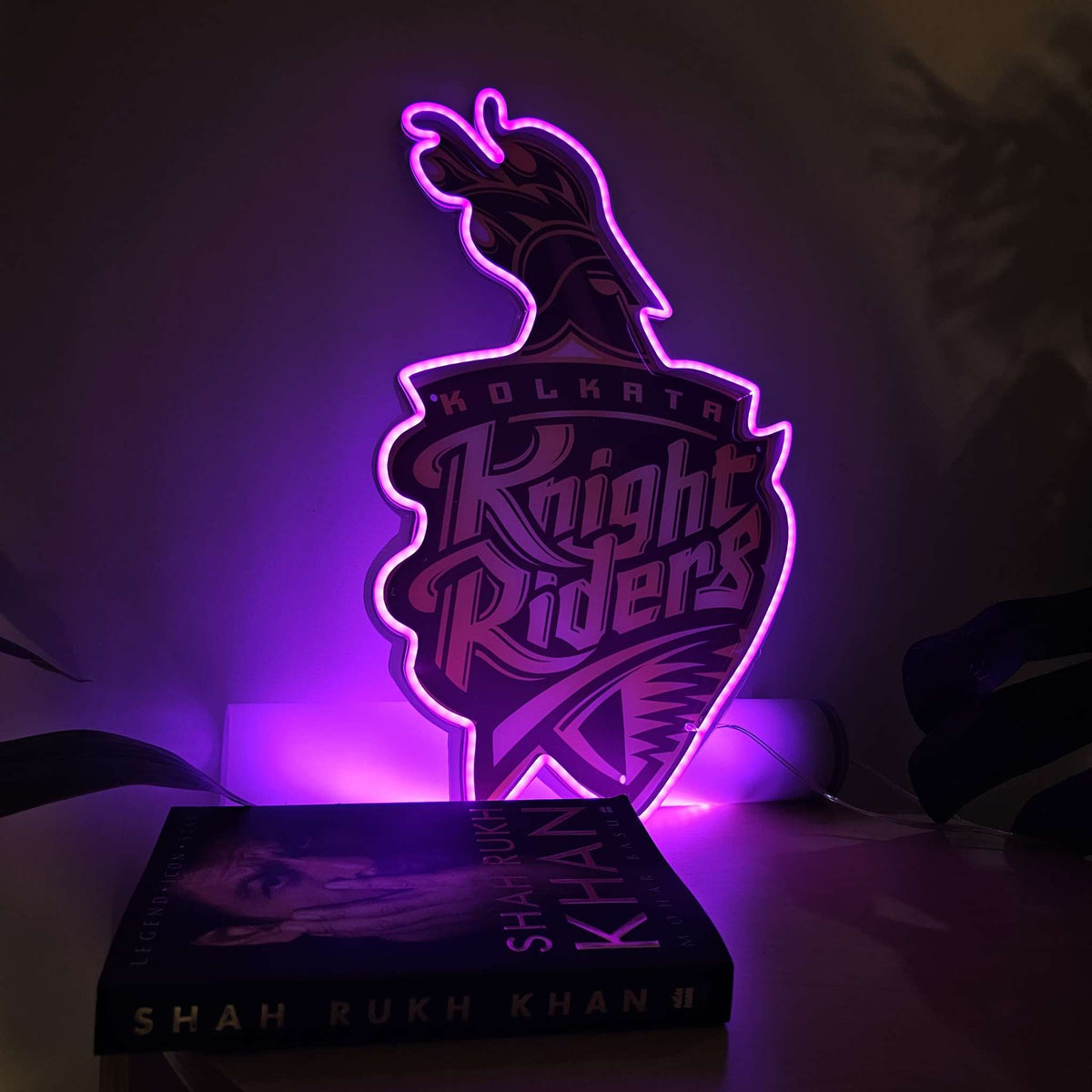 IPL Cricket KKR Kolkata Knight Riders Uv Print Neon | Neon Signs India — Image 2