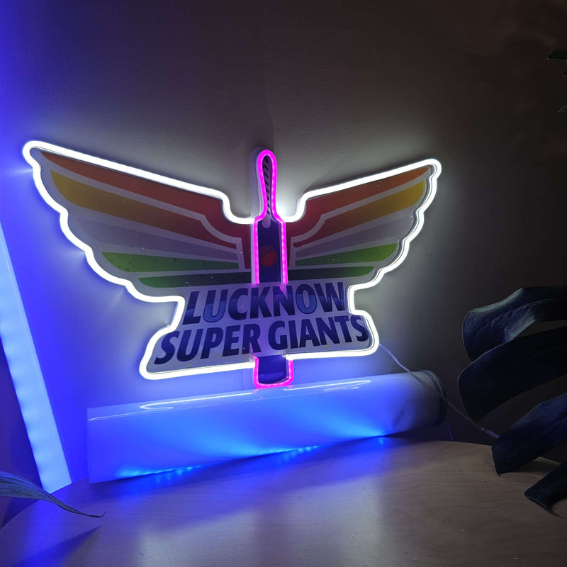 IPL Cricket Lucknow Super Giants Uv Print Neon Neonsignsindia