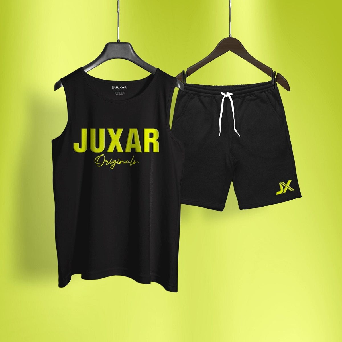 JUXAR ORIGINAL BLACK NEON-SANDO CORD-SET
