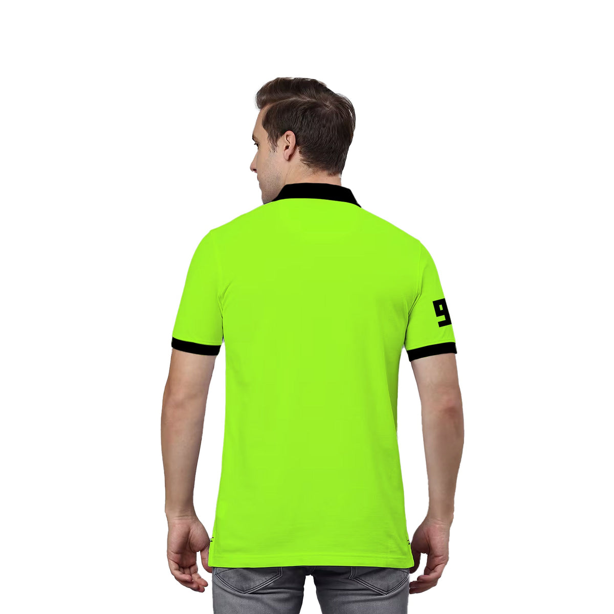 NEON POLO NECK T-SHIRT
