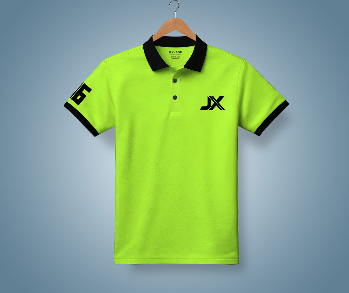 NEON POLO NECK T-SHIRT