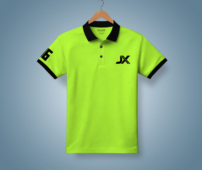 NEON POLO NECK T-SHIRT