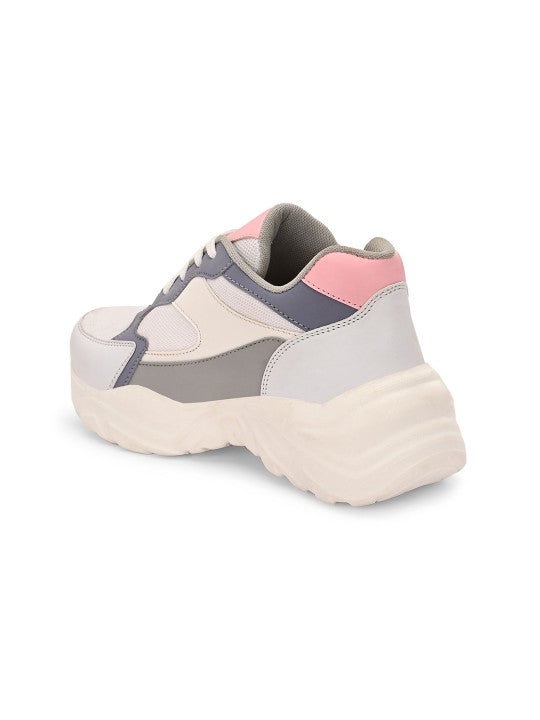 El Paso Women Colourblocked Lightweight Sneakers-3