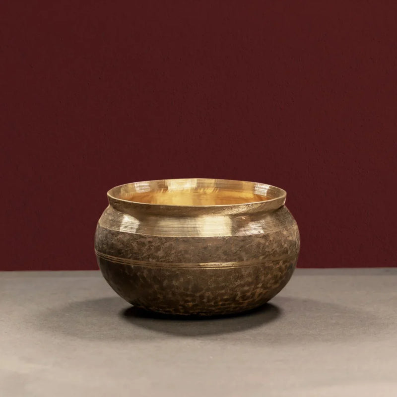 Kansa - Bronze Serving Bowls : Pot Shape-1