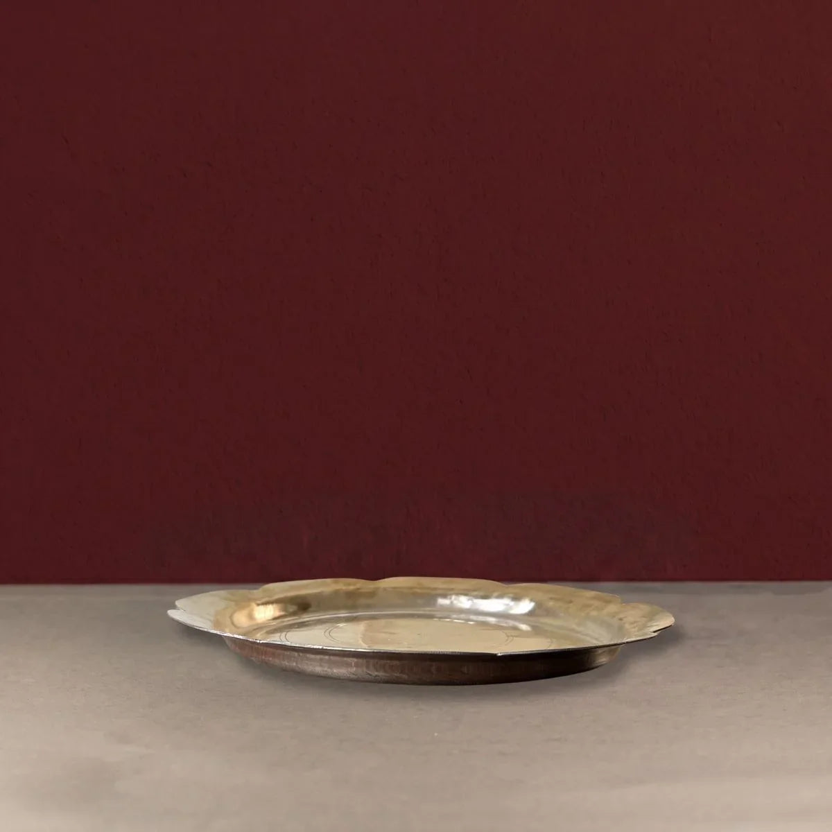 Kansa Thali Dinner Plate-Zishta Traditional Dinnerware