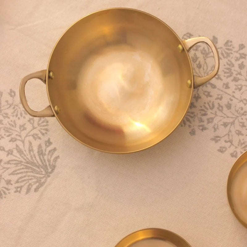 Kansa Tulsi Serveware  Kadai-3