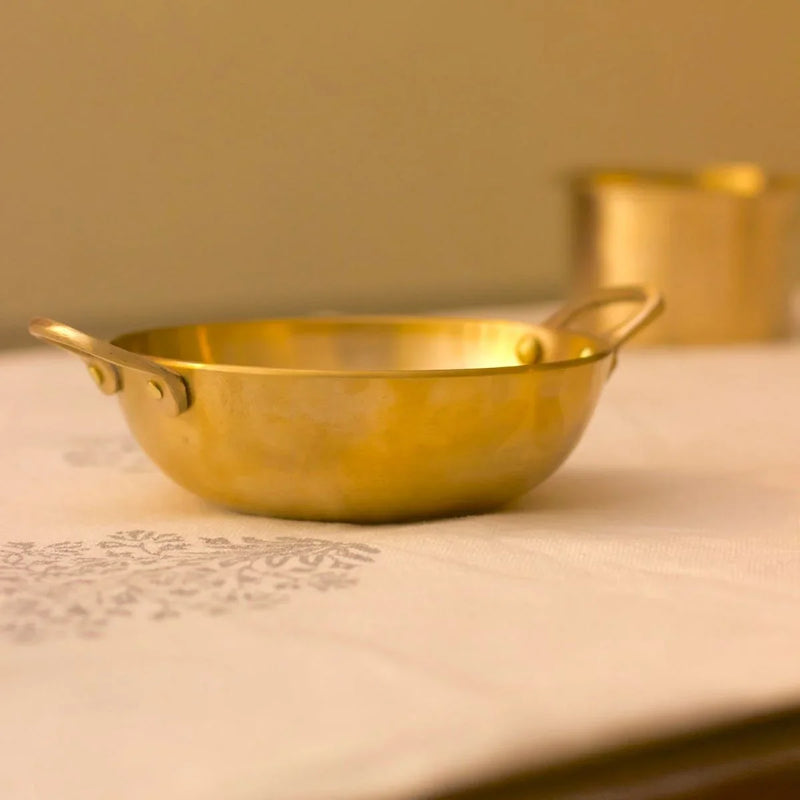 Kansa Tulsi Serveware  Kadai-4