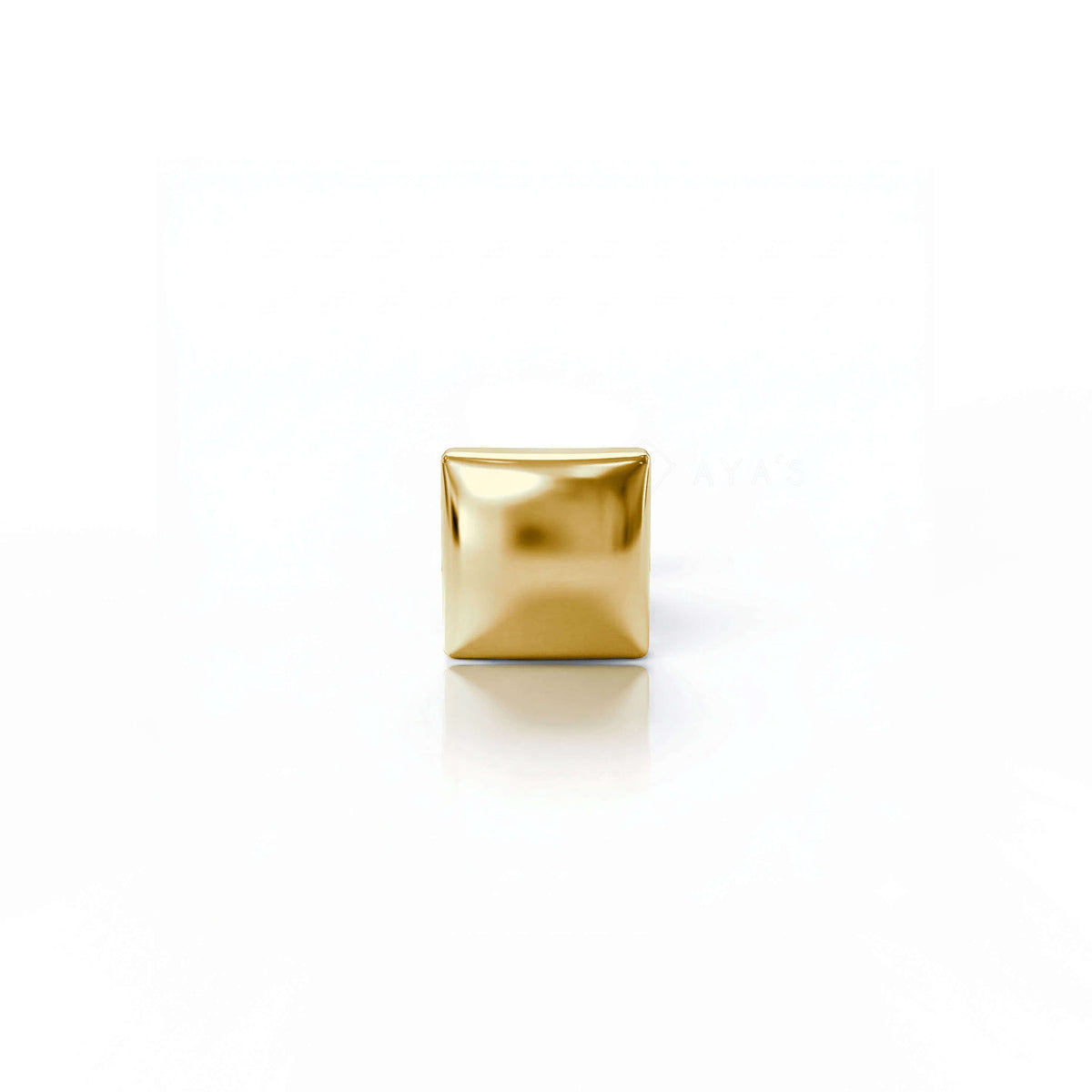 Kruze Stud Earring (Single Stud) | 925 Sterling Silver, AAAA Grade Cubic Zirconia & Glossy Finish