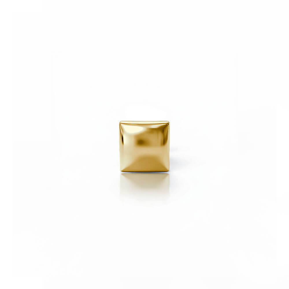 Kruze Stud Earring (Single Stud) | 925 Sterling Silver, AAAA Grade Cubic Zirconia & Glossy Finish