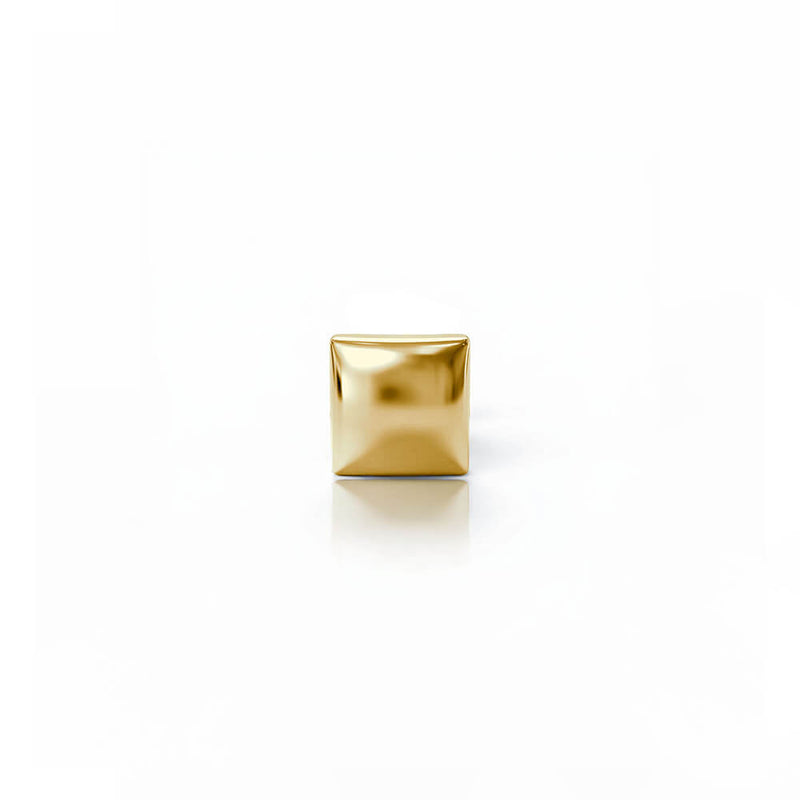 Kruze Stud Earring (Single Stud) | 925 Sterling Silver, AAAA Grade Cubic Zirconia & Glossy Finish
