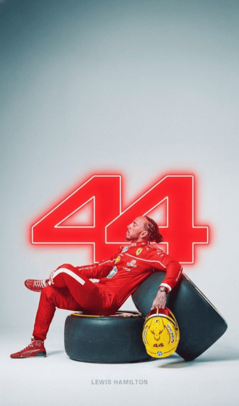 “ L. Hamilton 44 Legacy” – Neon Motorsport Icon Wall Art | Neon Signs India — Image 2