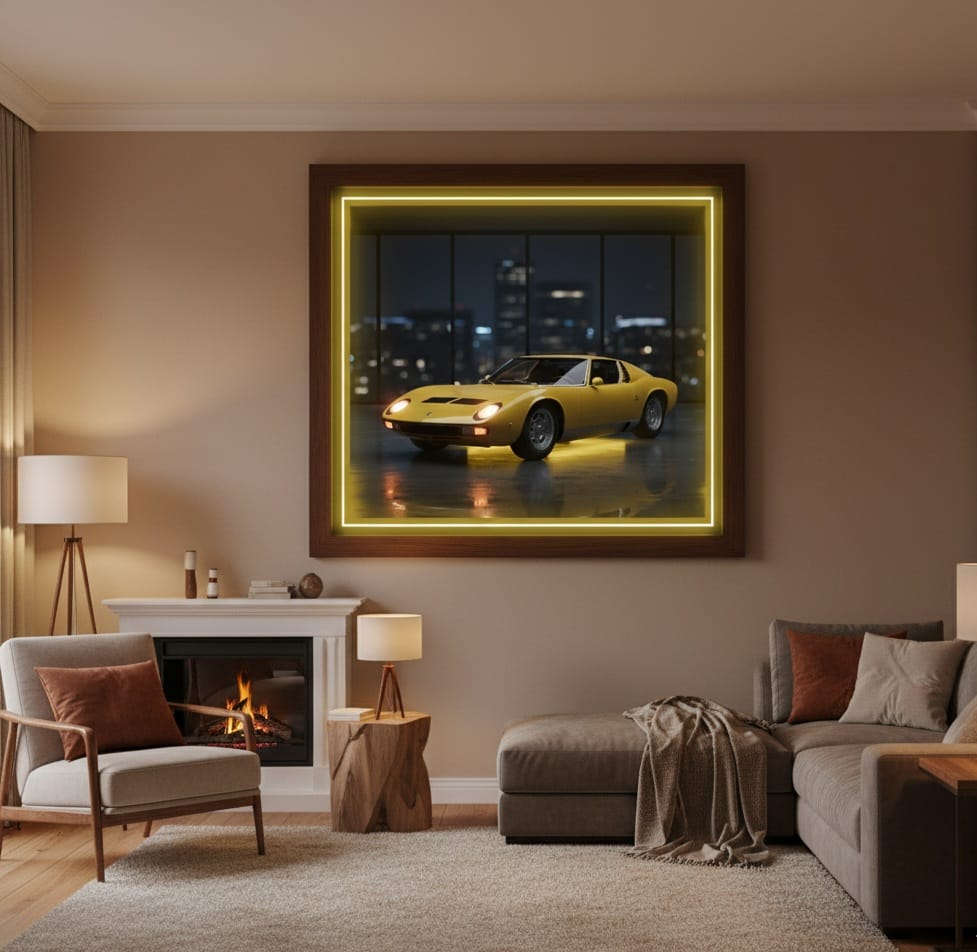 Lamborghini Poster Neon Sign ?⚡ Neonsignsindia