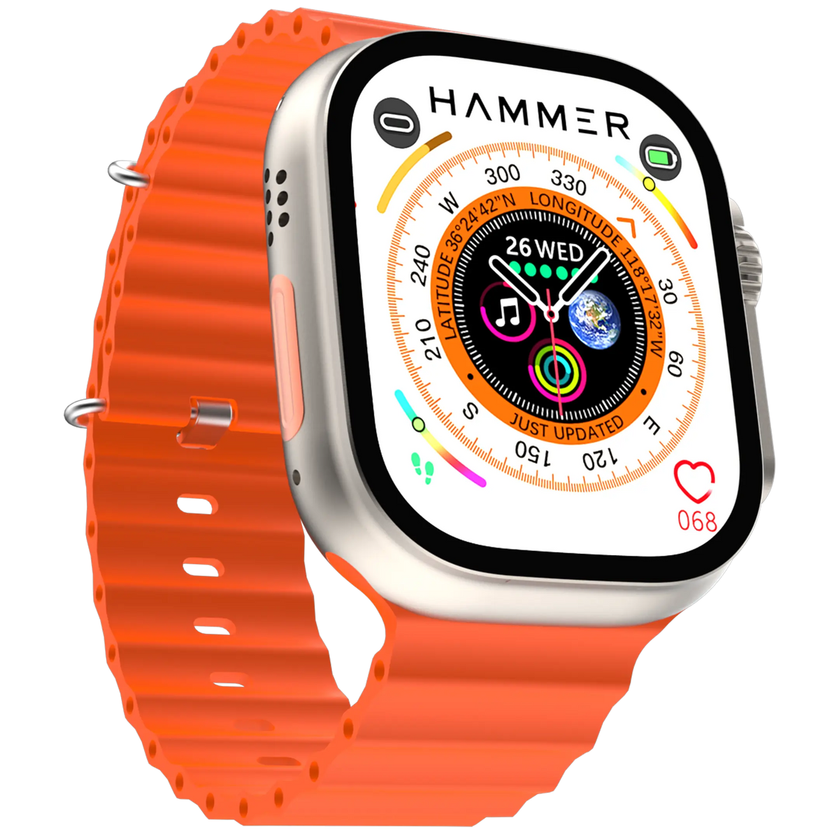 Hammer Ultra Classic with 2.01"  Largest Display Bluetooth Calling Smartwatch-8