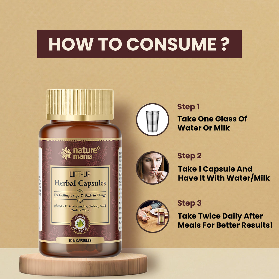Nature Mania Lift-up Capsule (Male Enhancer) - 60 Capsules
