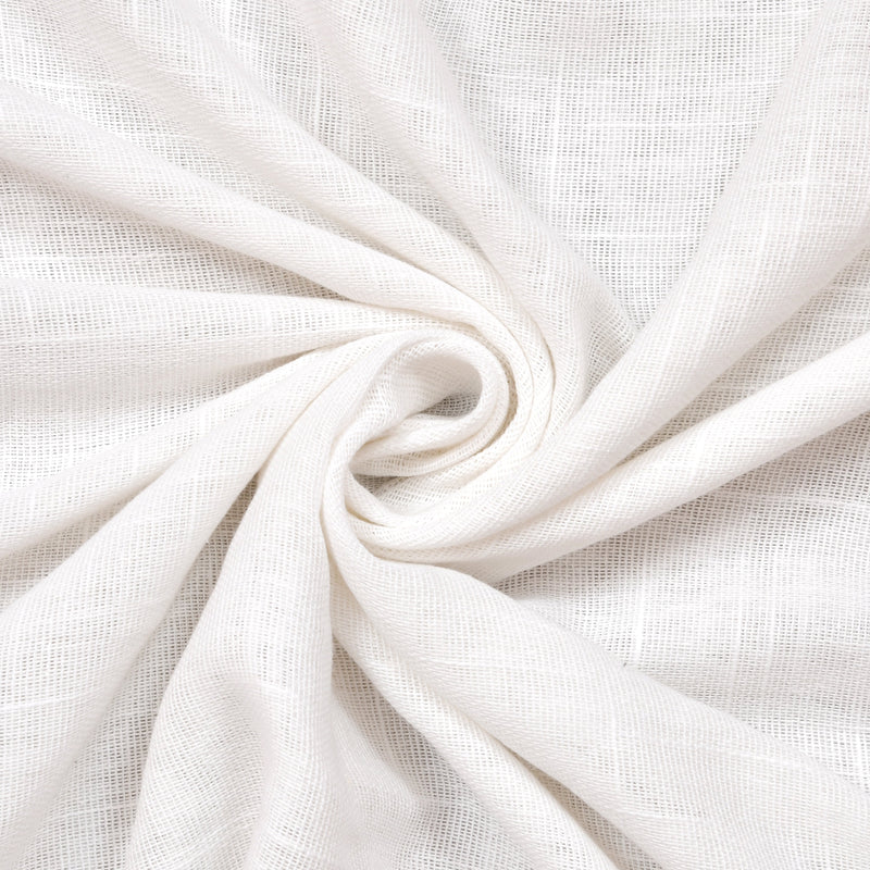 Fort Absolute - White Loop Sheer Curtain-4