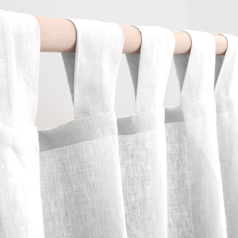 Fort Absolute - White Loop Sheer Curtain-2