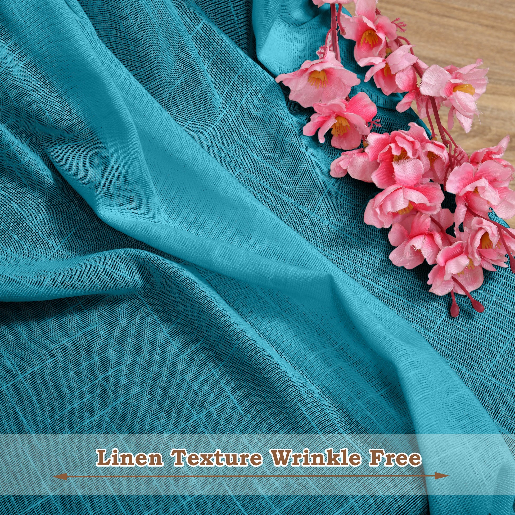 Fort Absolute - Blue Loop Sheer Curtain-6