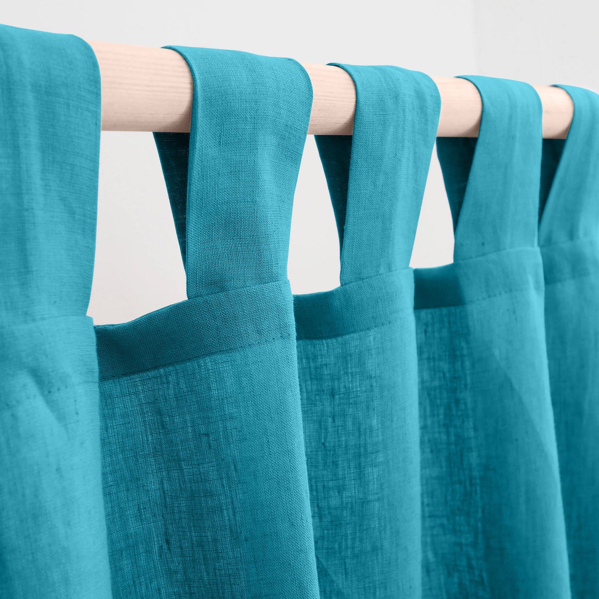 Fort Absolute - Blue Loop Sheer Curtain-2