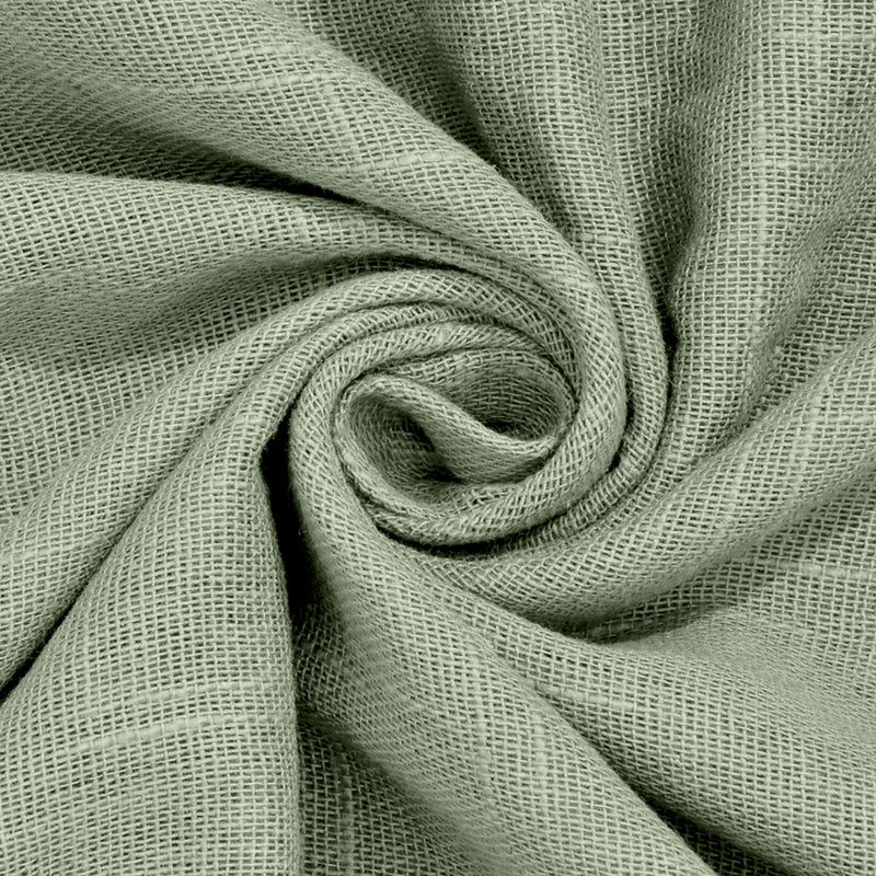 Fort Absolute - Mint Green Loop Sheer Curtain-4