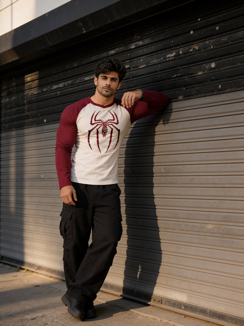 Raglan Spiderman - Slim Fit - T-Shirt