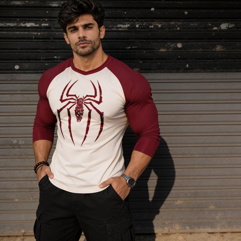 Raglan Spiderman - Slim Fit - T-Shirt
