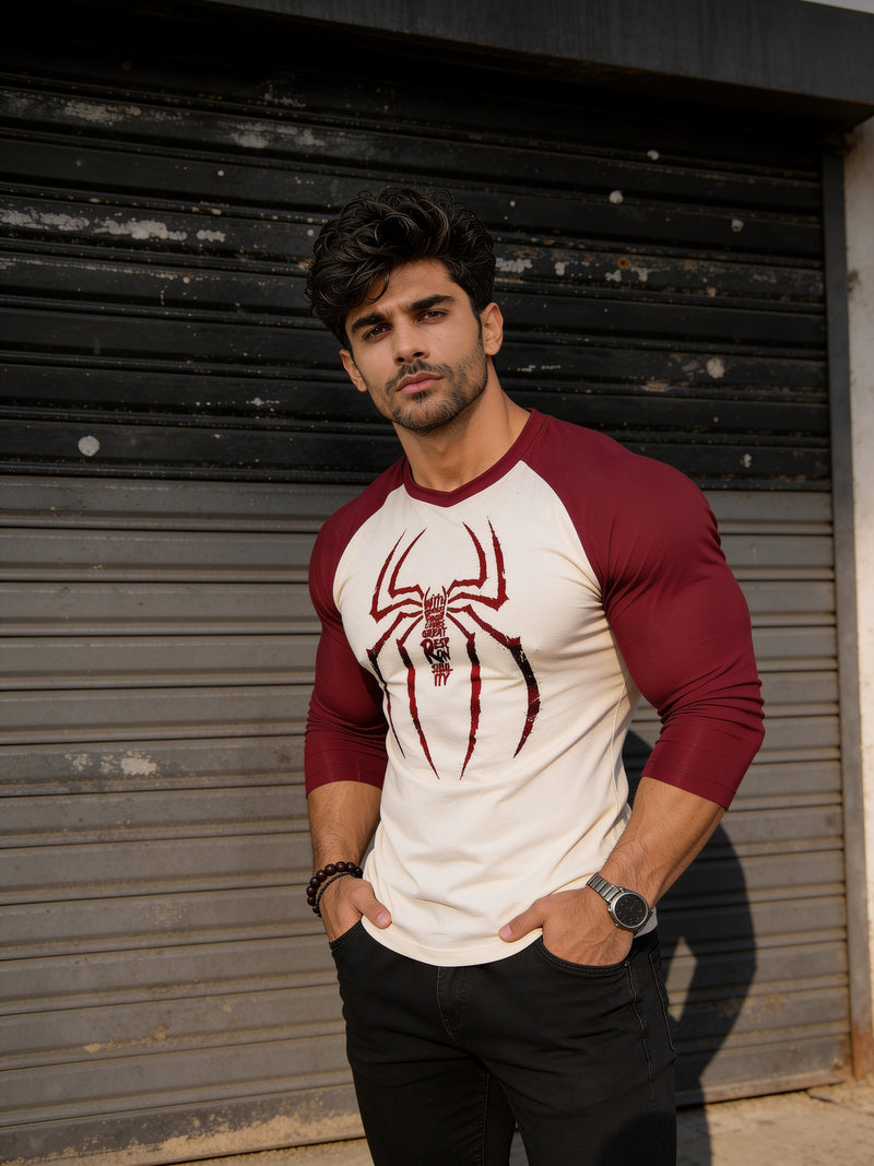 Raglan Spiderman - Slim Fit - T-Shirt