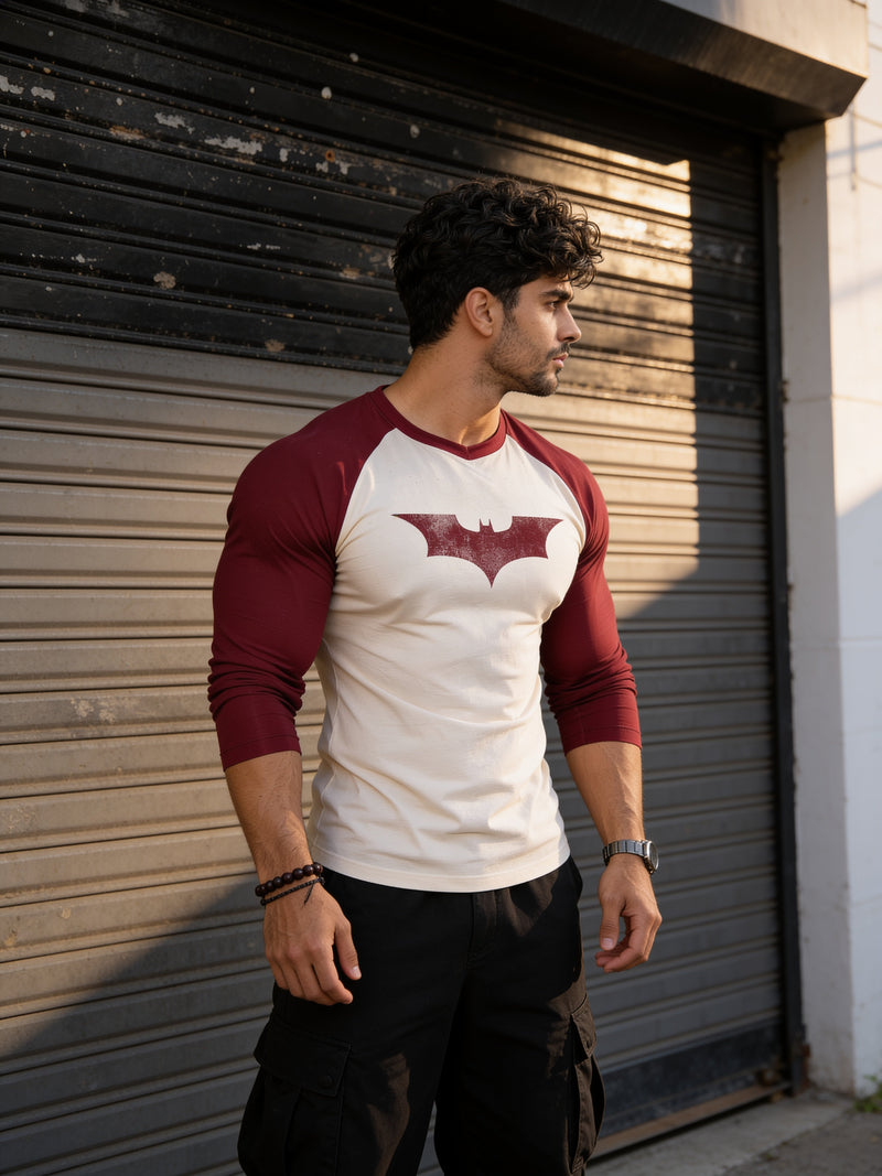 Vintage Bat - Slim Fit - T-Shirt