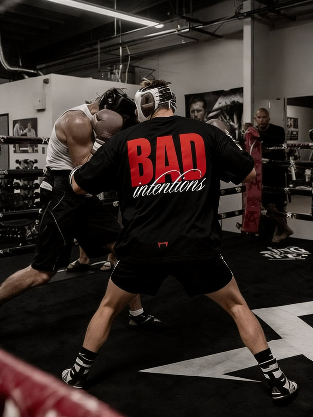 T-Shirt - Black - Bad Intentions - Oversized