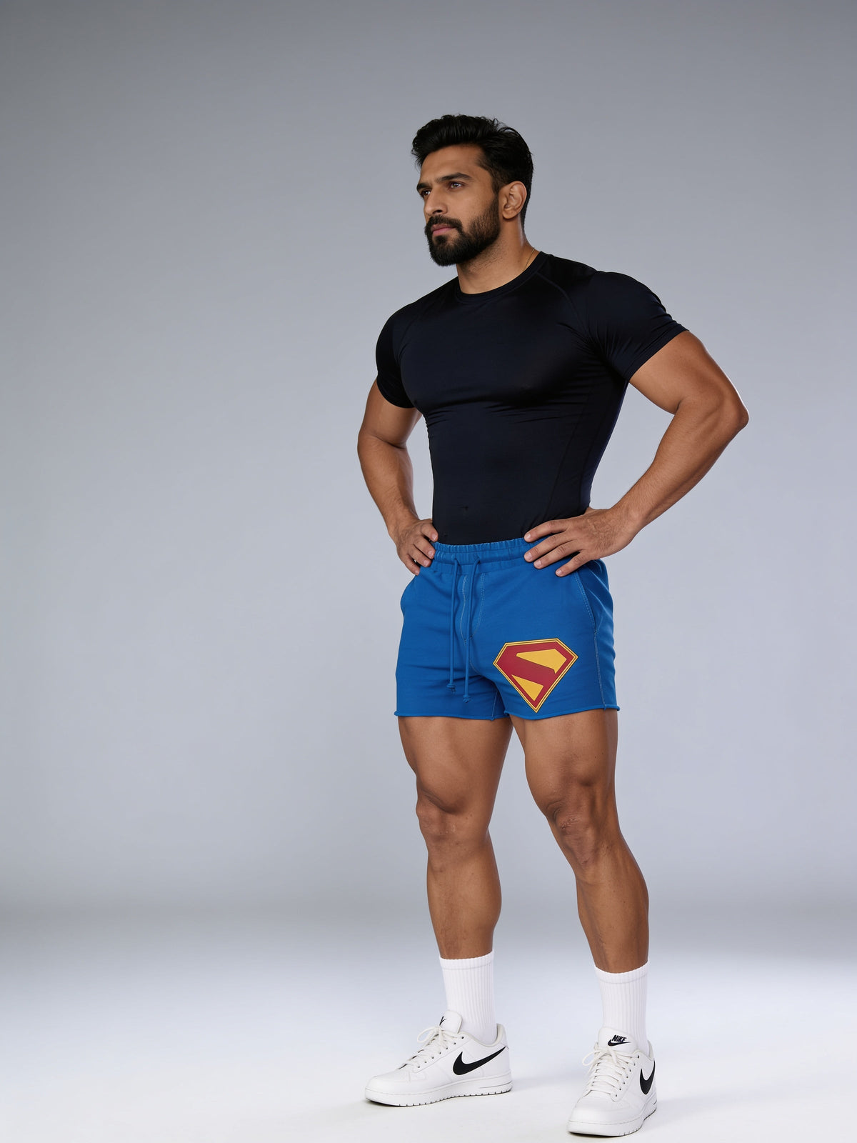 Royal Blue - Super Man - Short Shorts 101