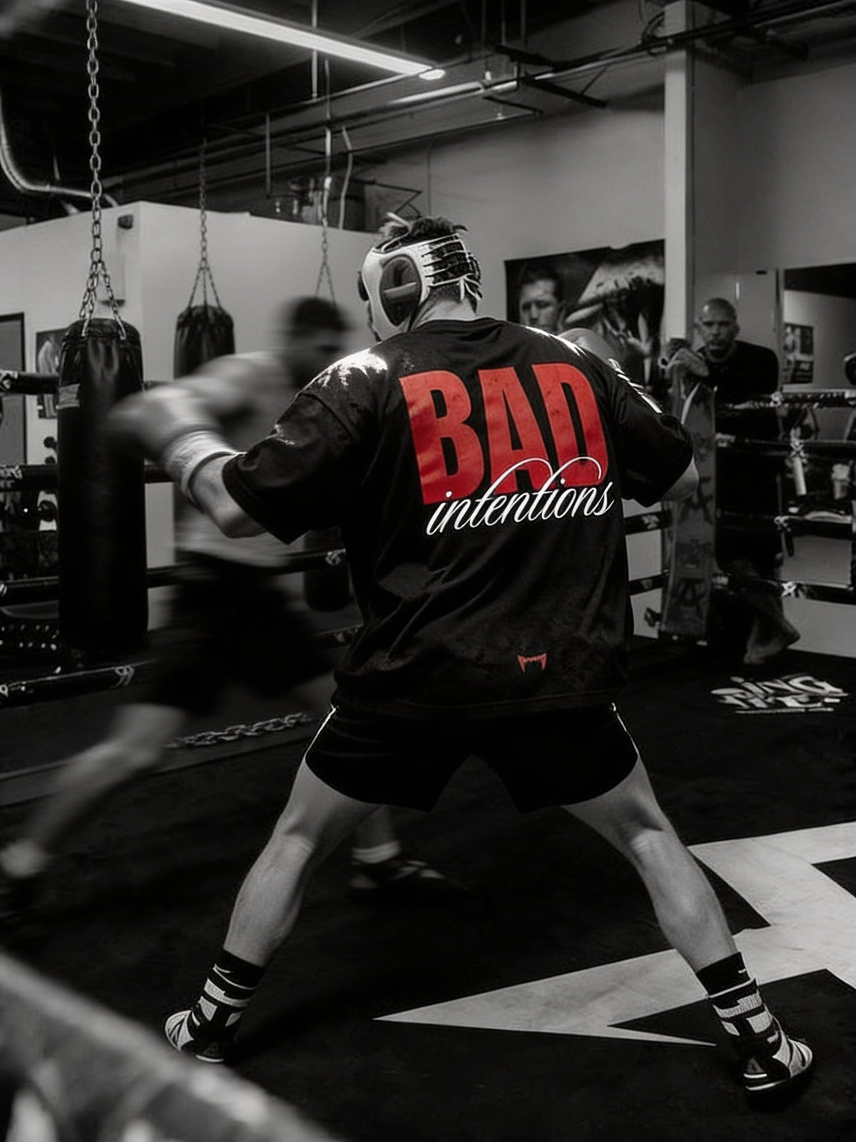 T-Shirt - Black - Bad Intentions - Oversized