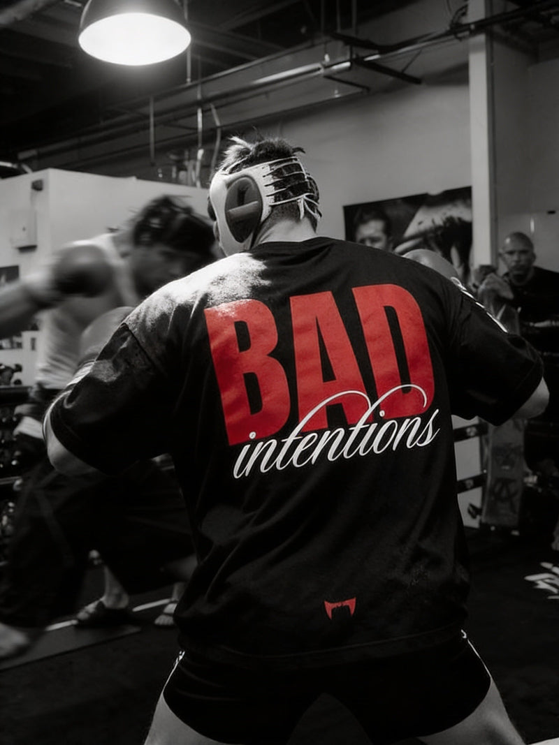 T-Shirt - Black - Bad Intentions - Oversized