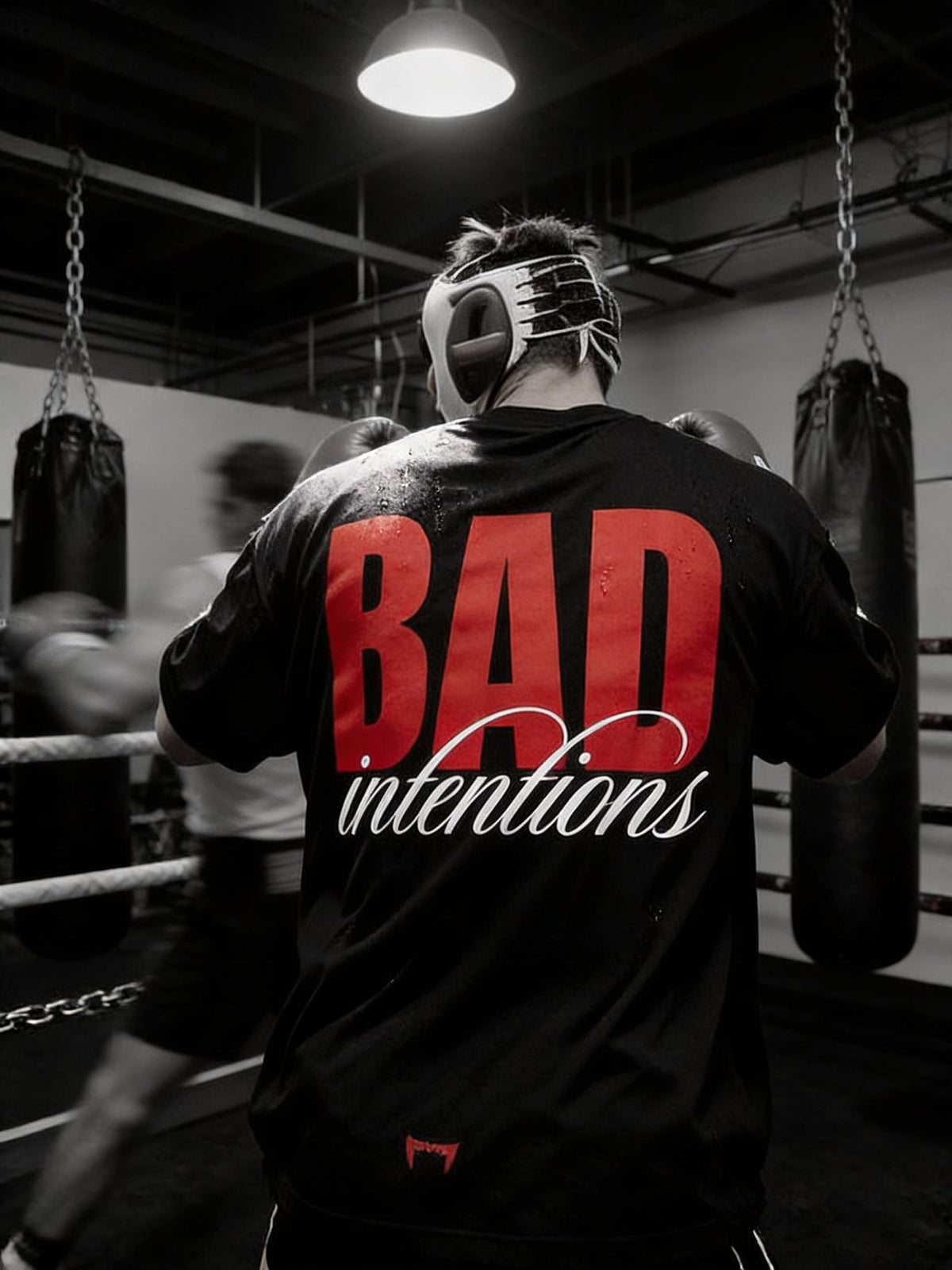 T-Shirt - Black - Bad Intentions - Oversized