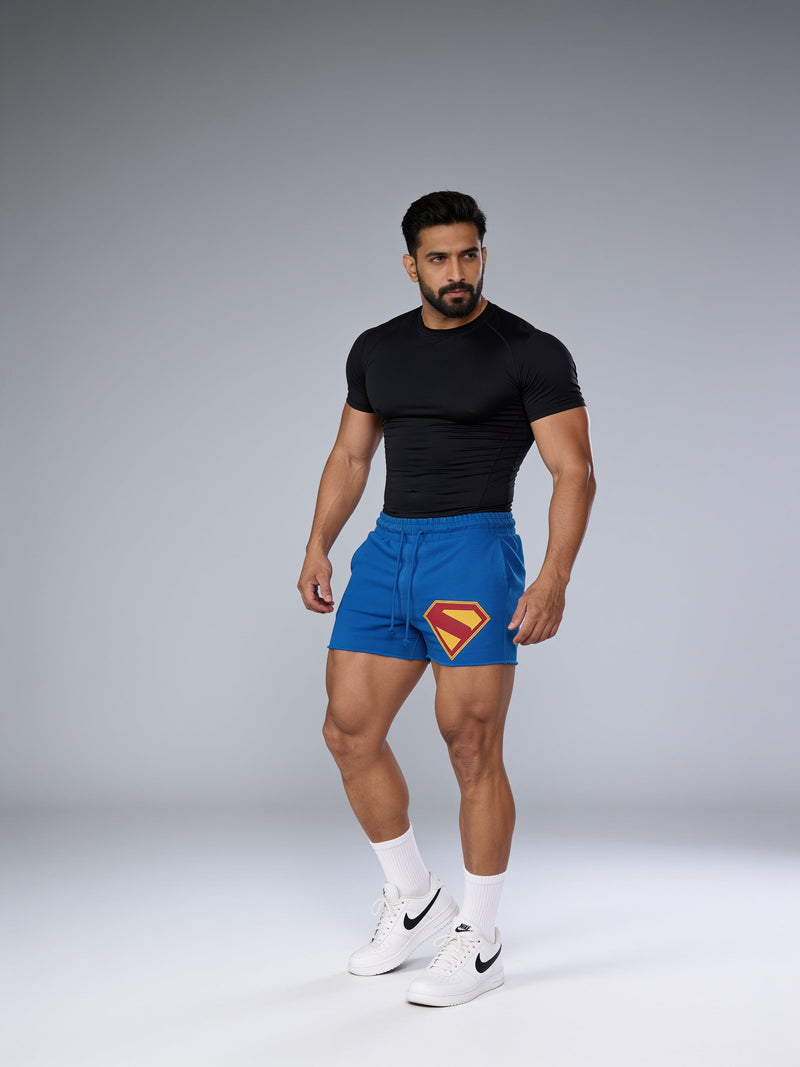 Royal Blue - Super Man - Short Shorts 101