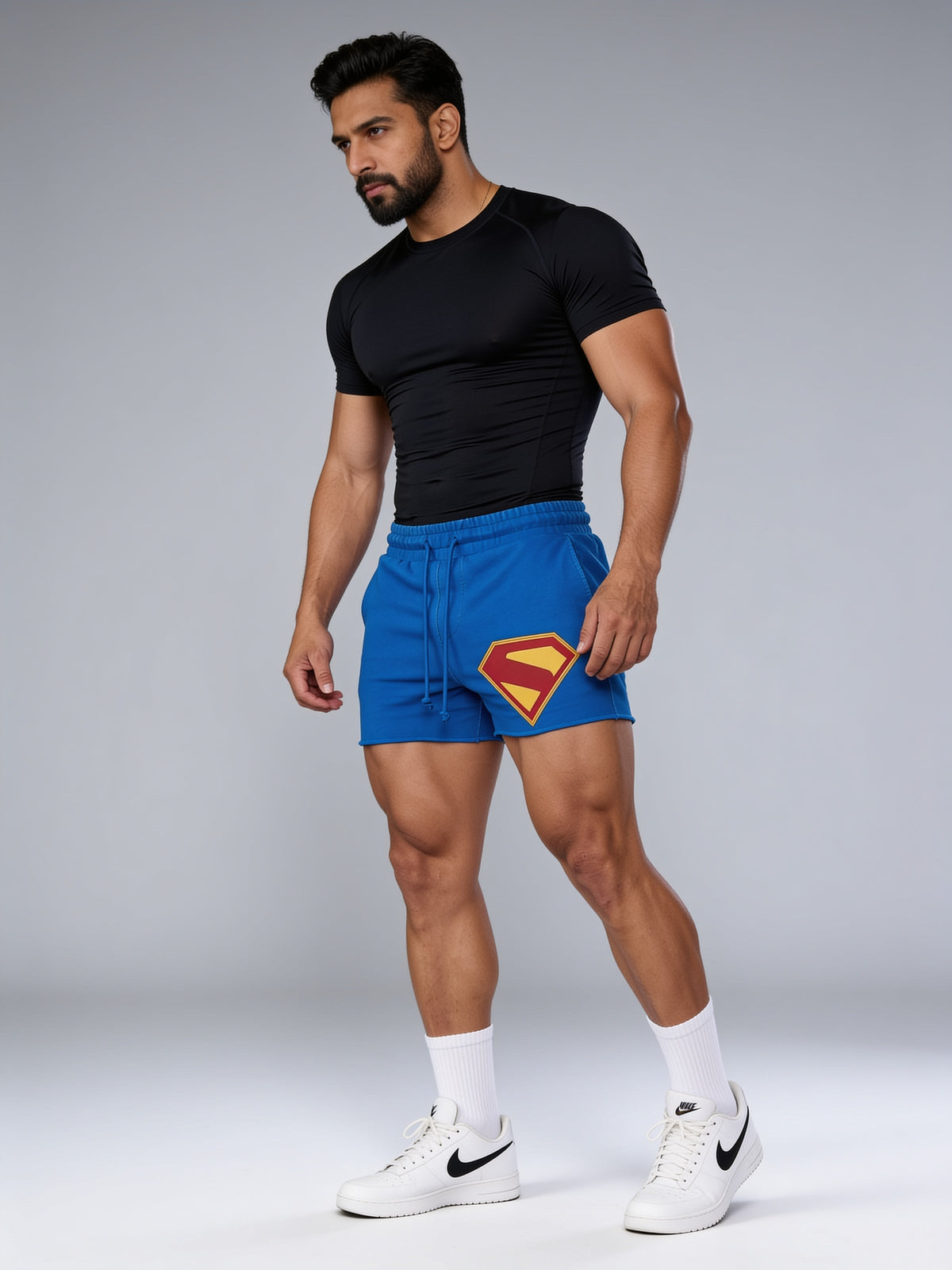 Royal Blue - Super Man - Short Shorts 101
