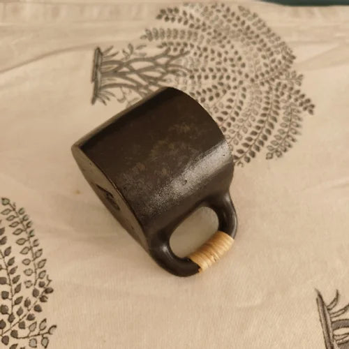 Tea /Coffee: Black Pottery Cups-3