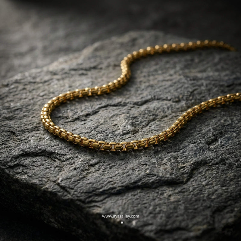 Maori Chain | 925 Sterling Silver, Rhodium Plating & Glossy Finish