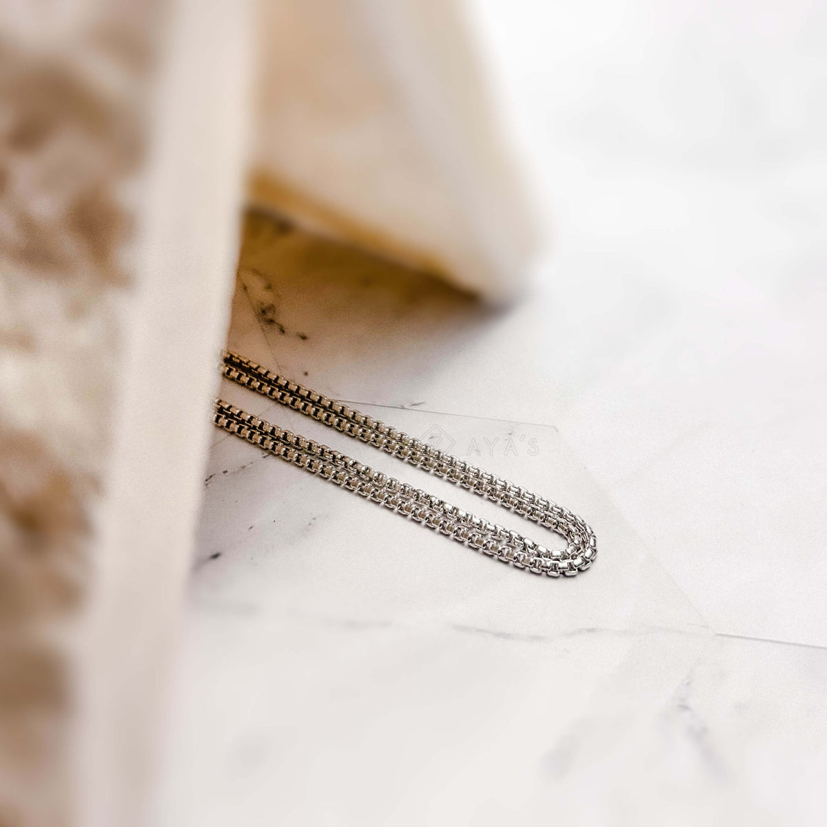 Maori Chain | 925 Sterling Silver, Rhodium Plating & Glossy Finish