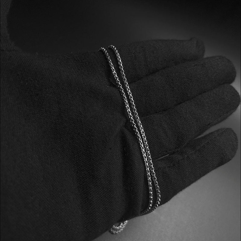 Maori Chain | 925 Sterling Silver, Rhodium Plating & Glossy Finish